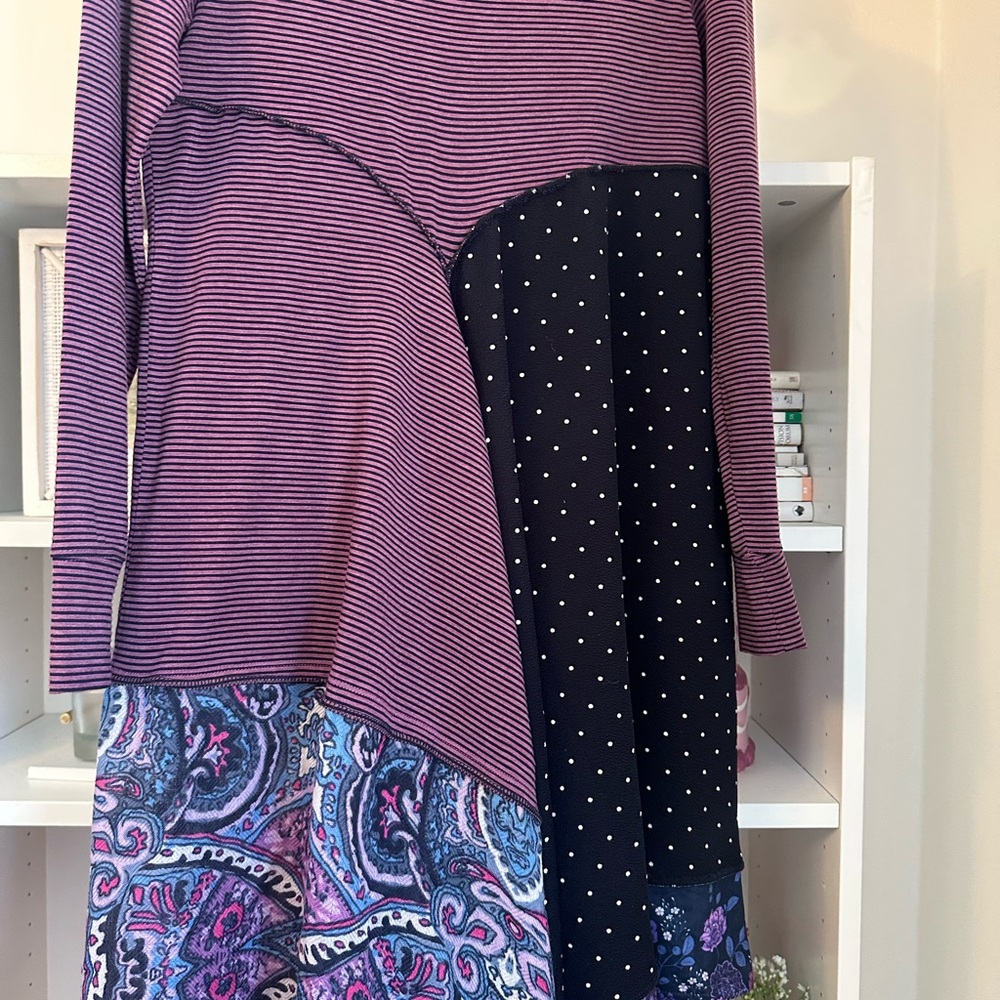 Custom Patchwork Dress - Picture 2 of 3